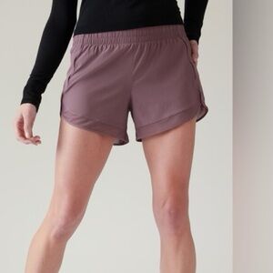 Athleta Mesh Racer Run 4" Short